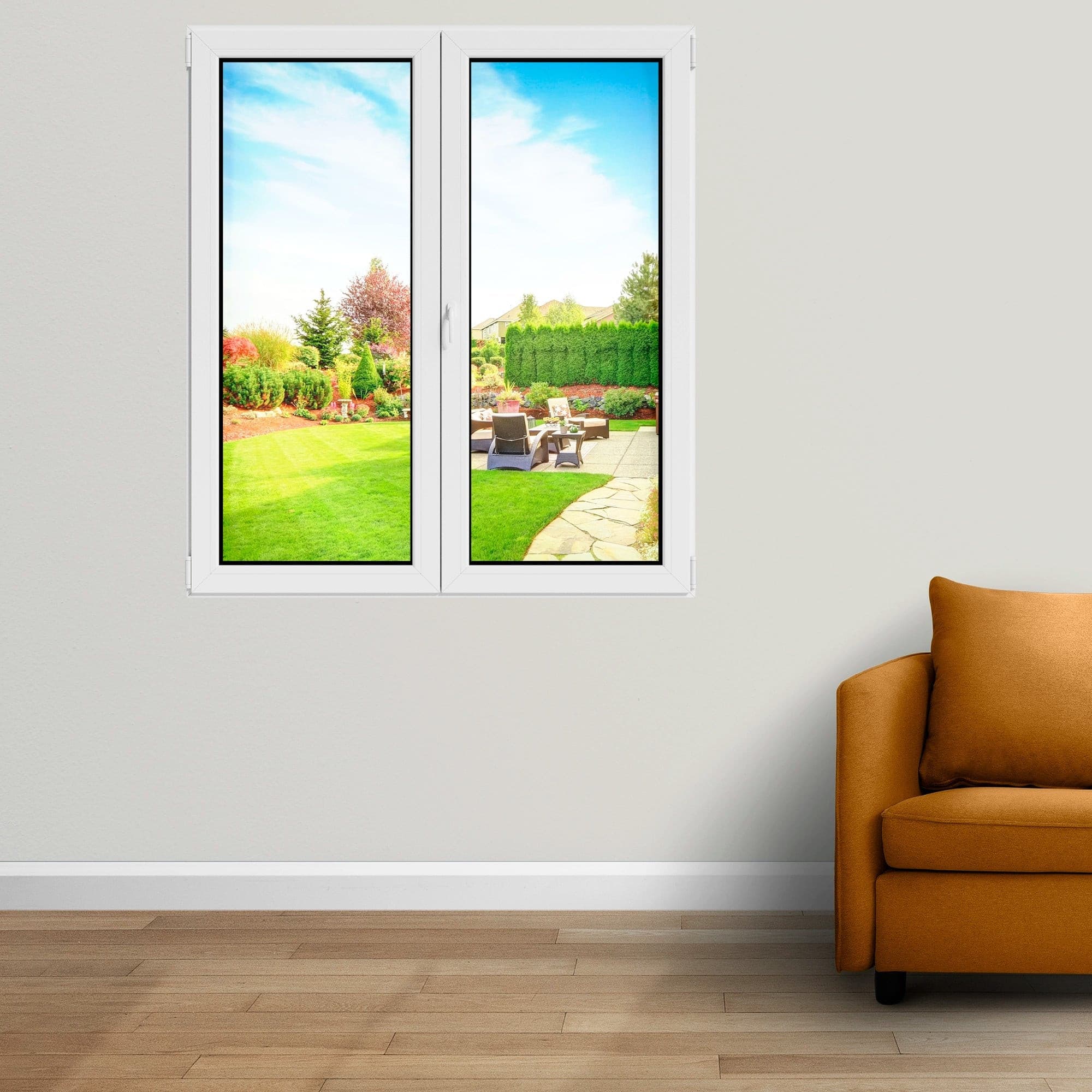 Fenêtre PVC sur-mesure 2 vantaux - oscillo-battant